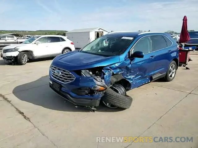 15 fotografías del automóvil dañado 2FMPK4J9XNBB09287 FORD EDGE 2022