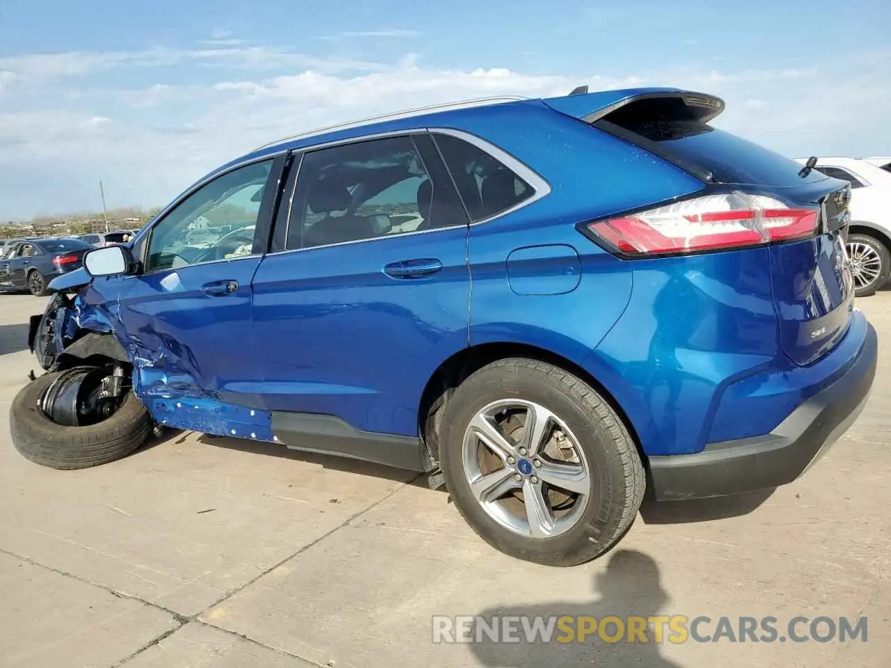 2 fotografías del automóvil dañado 2FMPK4J9XNBB09287 FORD EDGE 2022