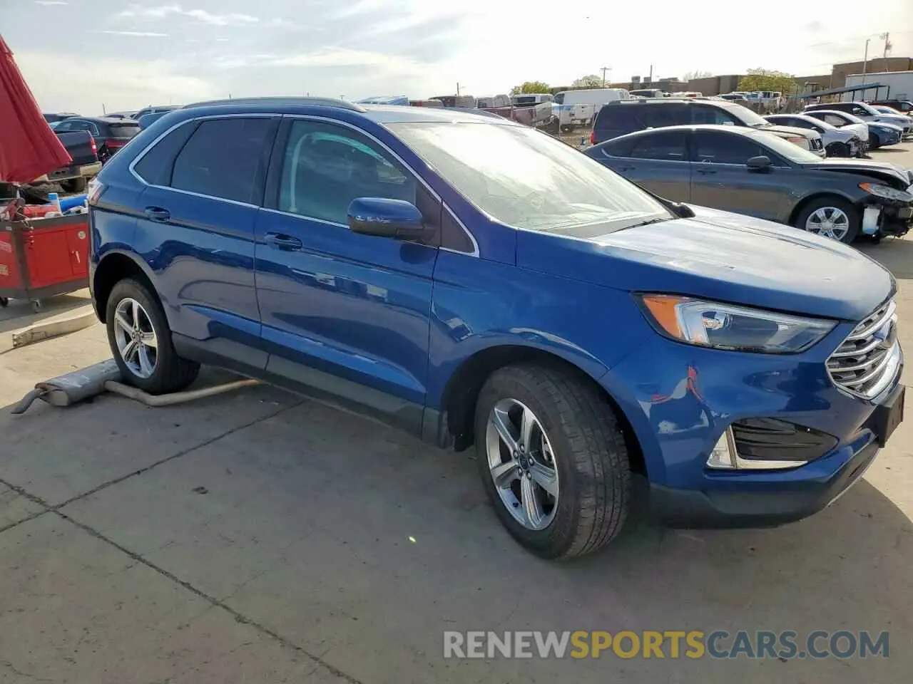 4 fotografías del automóvil dañado 2FMPK4J9XNBB09287 FORD EDGE 2022