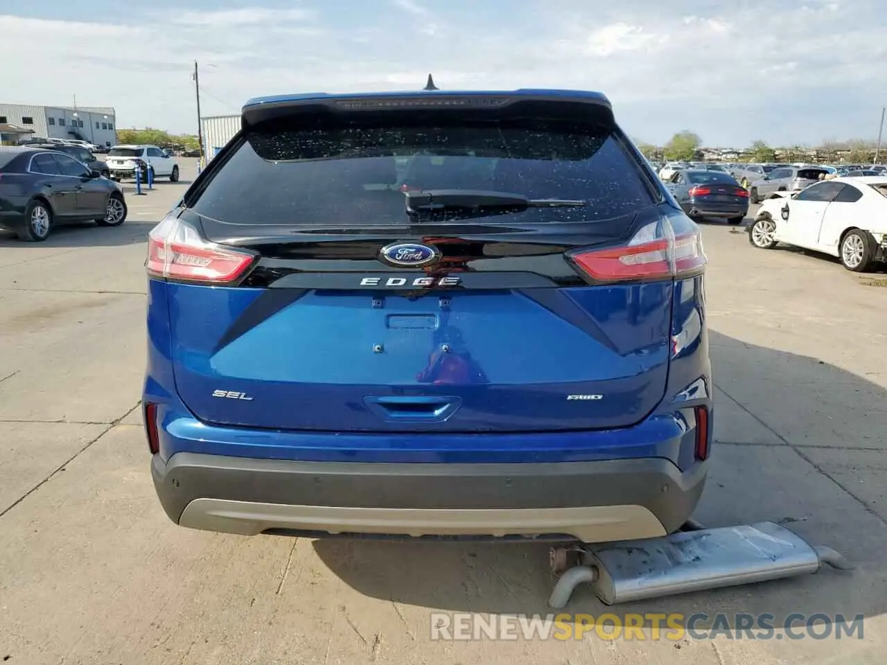 6 fotografías del automóvil dañado 2FMPK4J9XNBB09287 FORD EDGE 2022