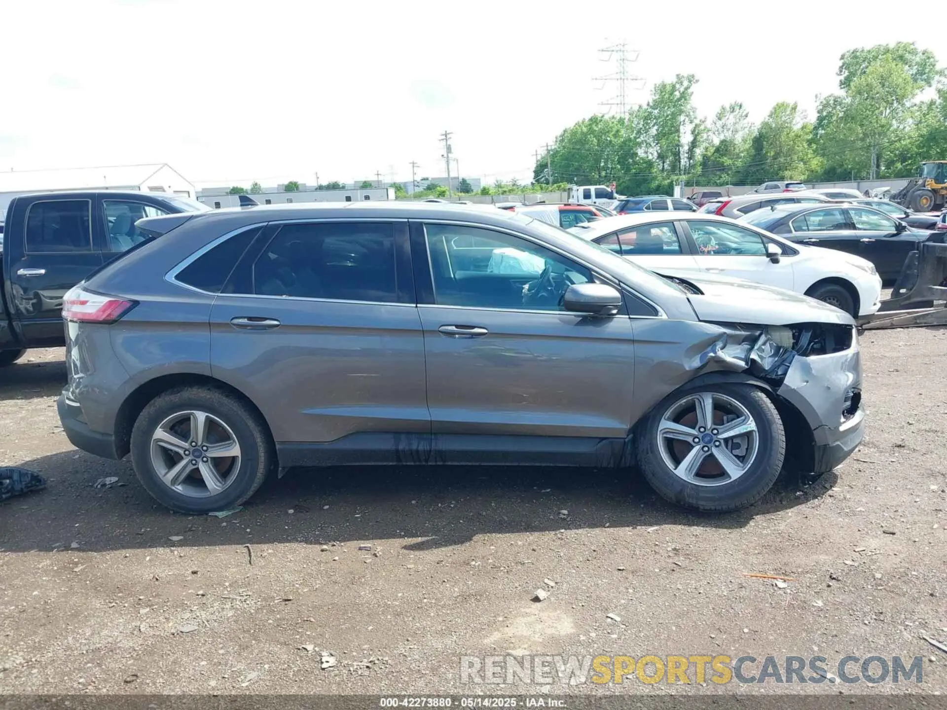 14 fotografías del automóvil dañado 2FMPK4J9XNBB11072 FORD EDGE 2022