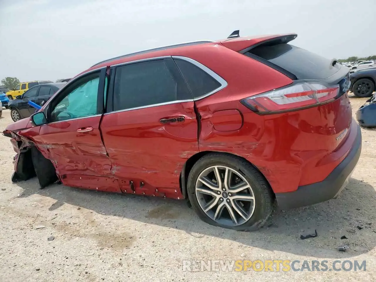 2 fotografías del automóvil dañado 2FMPK4K90NBA25140 FORD EDGE 2022