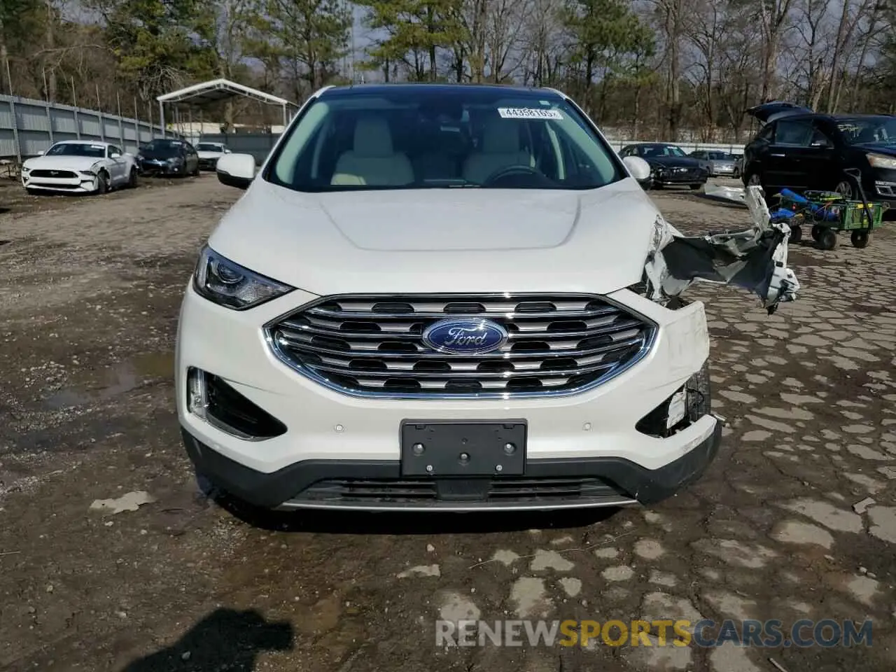 5 fotografías del automóvil dañado 2FMPK4K91NBA01784 FORD EDGE 2022
