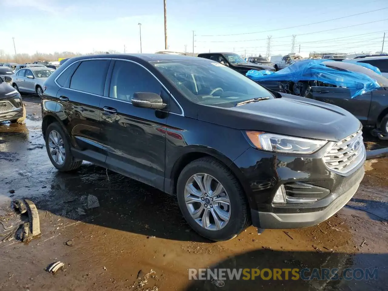 4 fotografías del automóvil dañado 2FMPK4K91NBA69339 FORD EDGE 2022