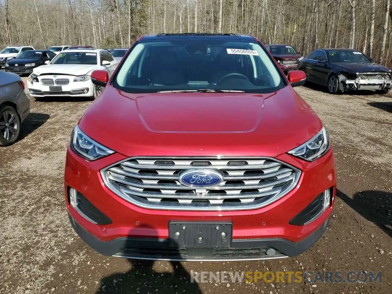 5 fotografías del automóvil dañado 2FMPK4K92NBA72556 FORD EDGE 2022