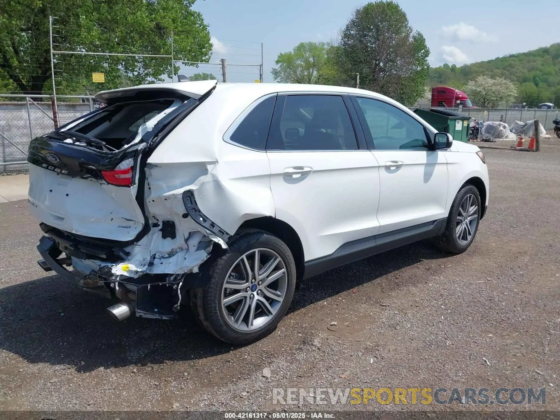 4 fotografías del automóvil dañado 2FMPK4K93NBA83873 FORD EDGE 2022
