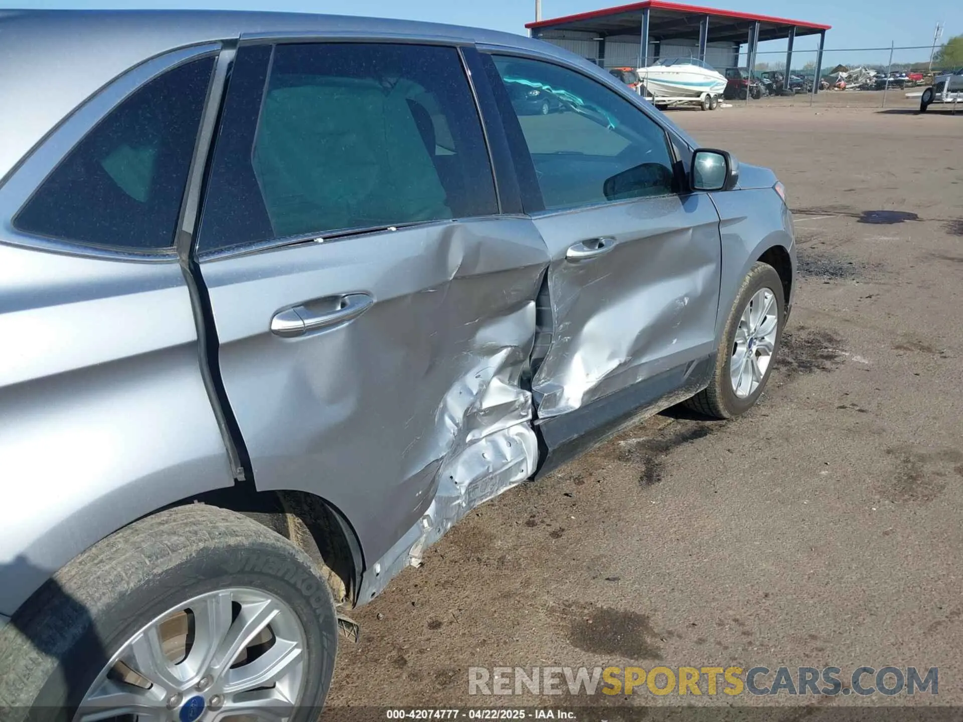 17 fotografías del automóvil dañado 2FMPK4K95NBA33637 FORD EDGE 2022