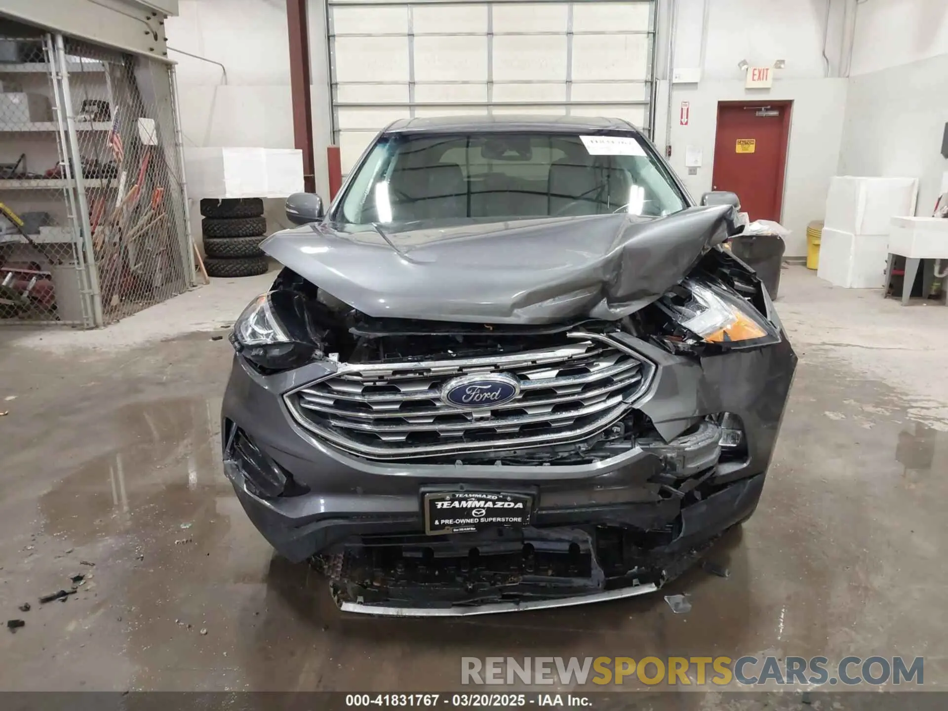 12 fotografías del automóvil dañado 2FMPK4K95NBA37672 FORD EDGE 2022