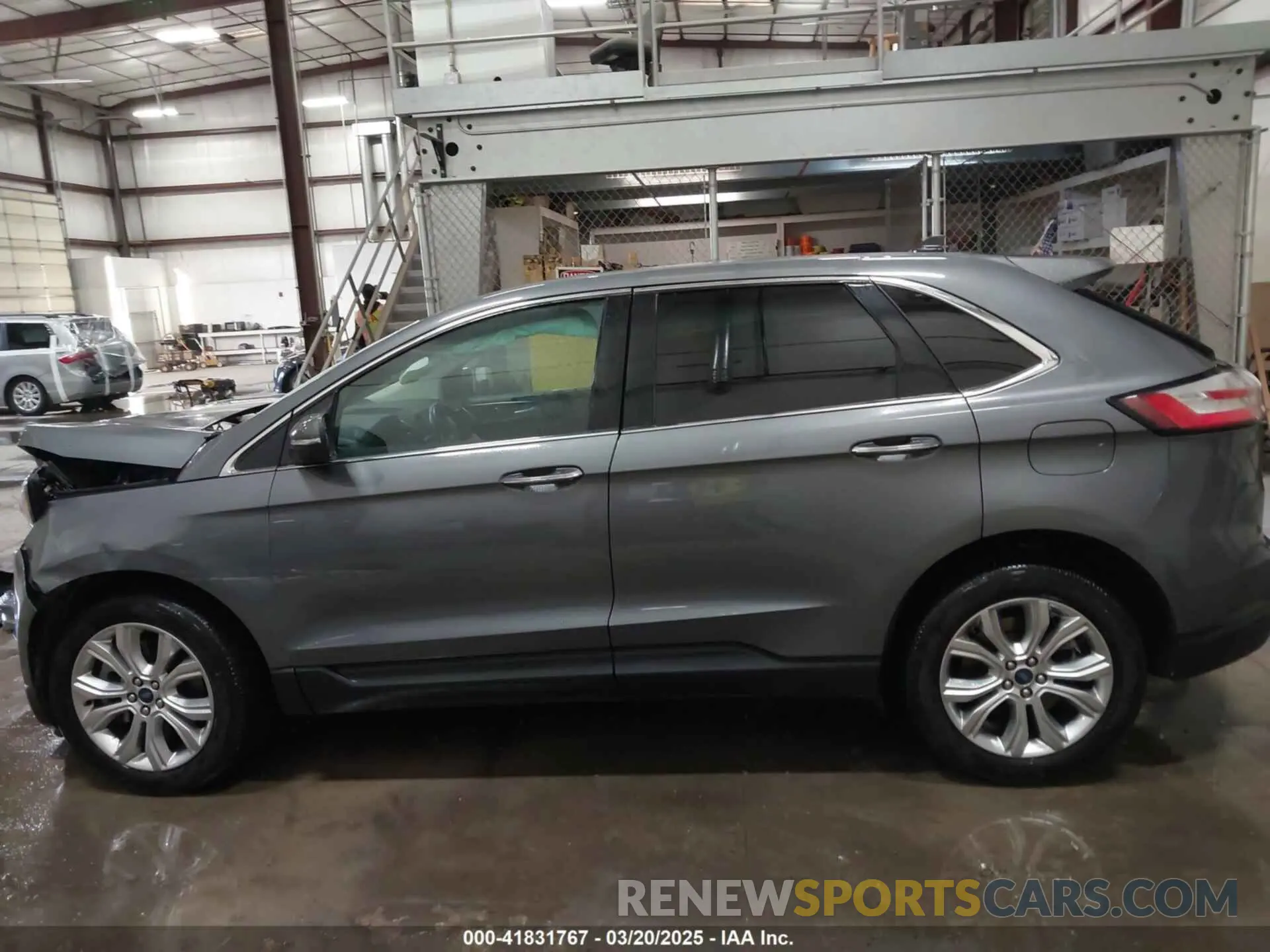 14 fotografías del automóvil dañado 2FMPK4K95NBA37672 FORD EDGE 2022