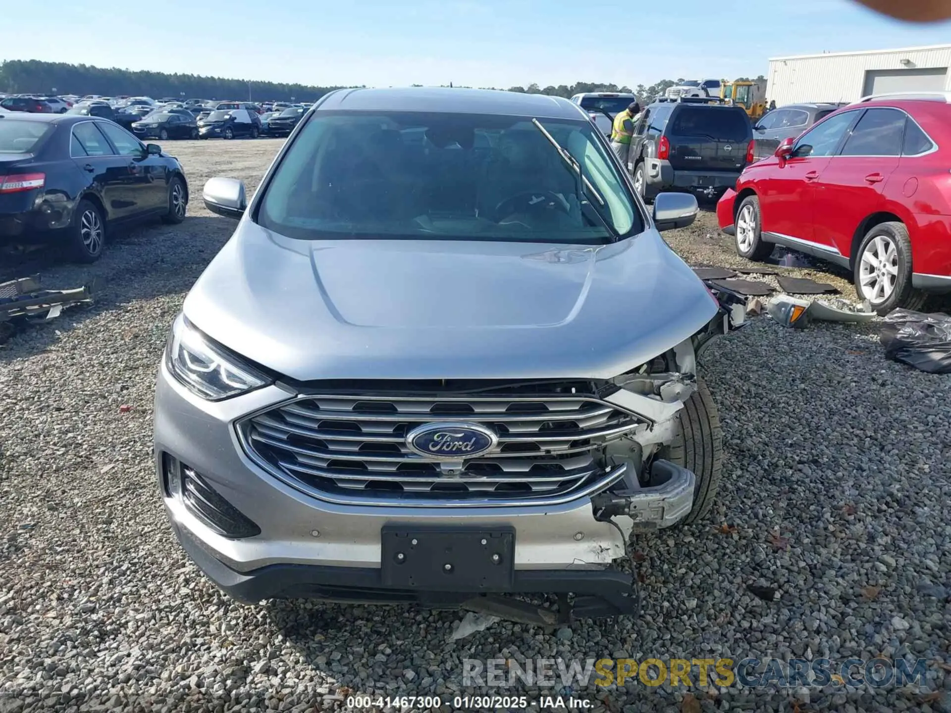 12 fotografías del automóvil dañado 2FMPK4K95NBA38997 FORD EDGE 2022