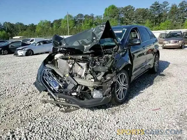 15 fotografías del automóvil dañado 2FMPK4K95NBB14640 FORD EDGE 2022