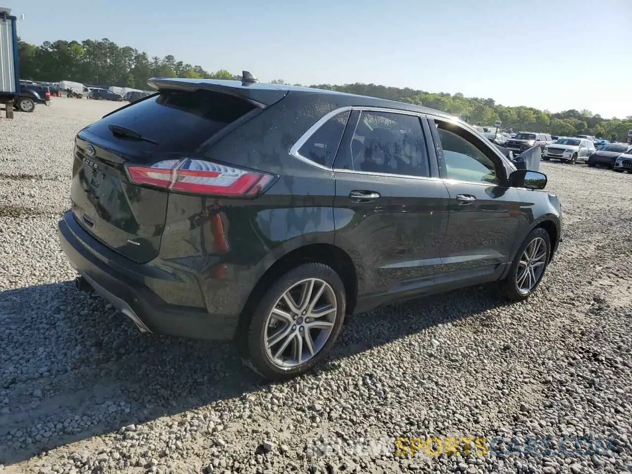 3 fotografías del automóvil dañado 2FMPK4K95NBB14640 FORD EDGE 2022