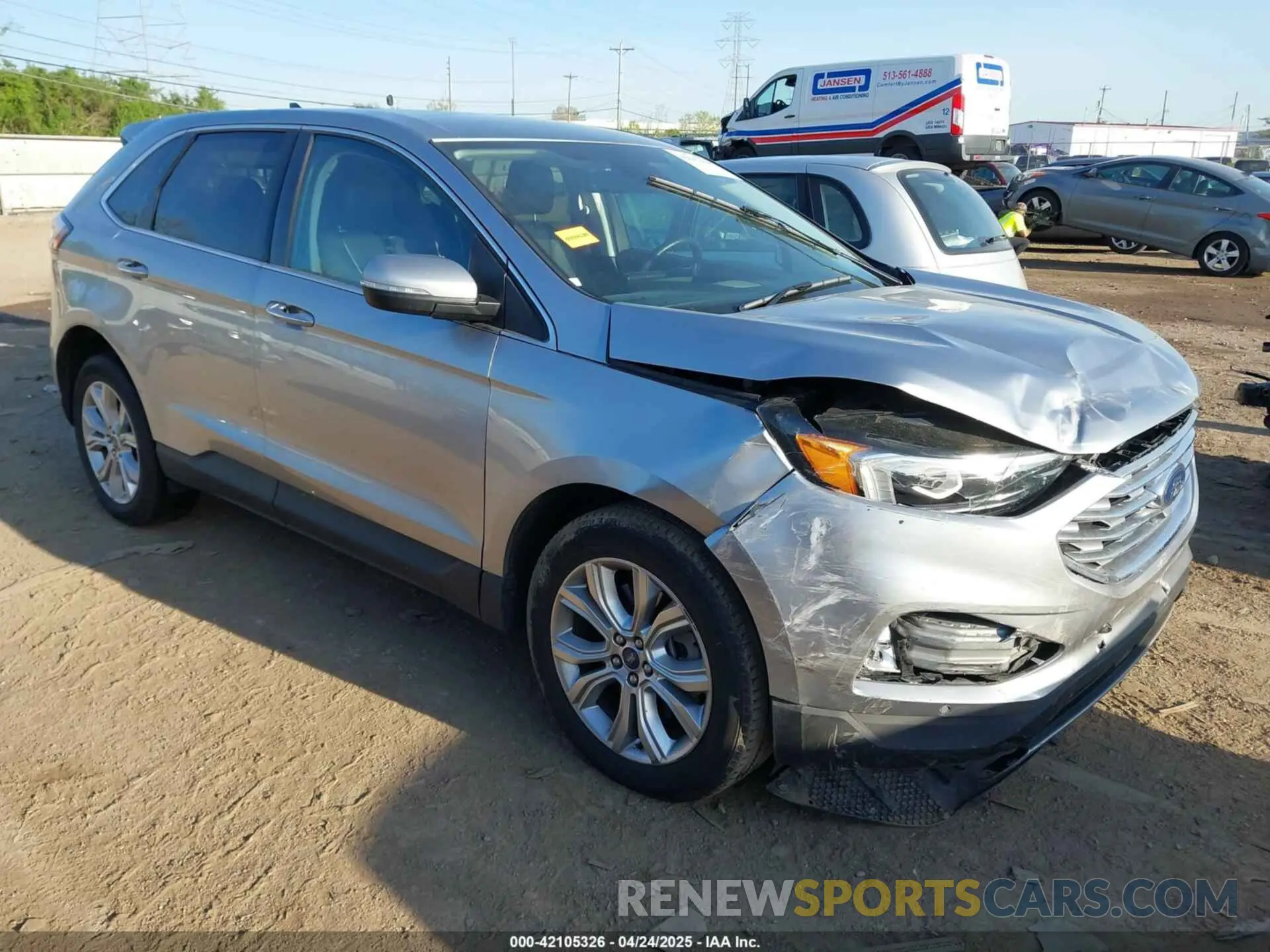 1 fotografías del automóvil dañado 2FMPK4K96NBA38989 FORD EDGE 2022