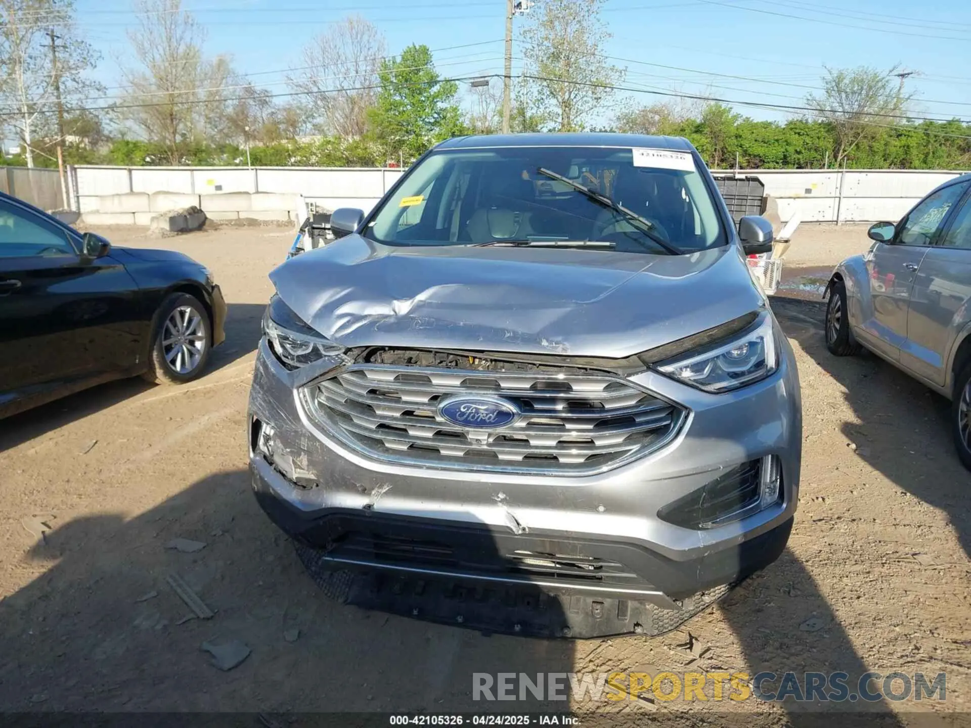 12 fotografías del automóvil dañado 2FMPK4K96NBA38989 FORD EDGE 2022