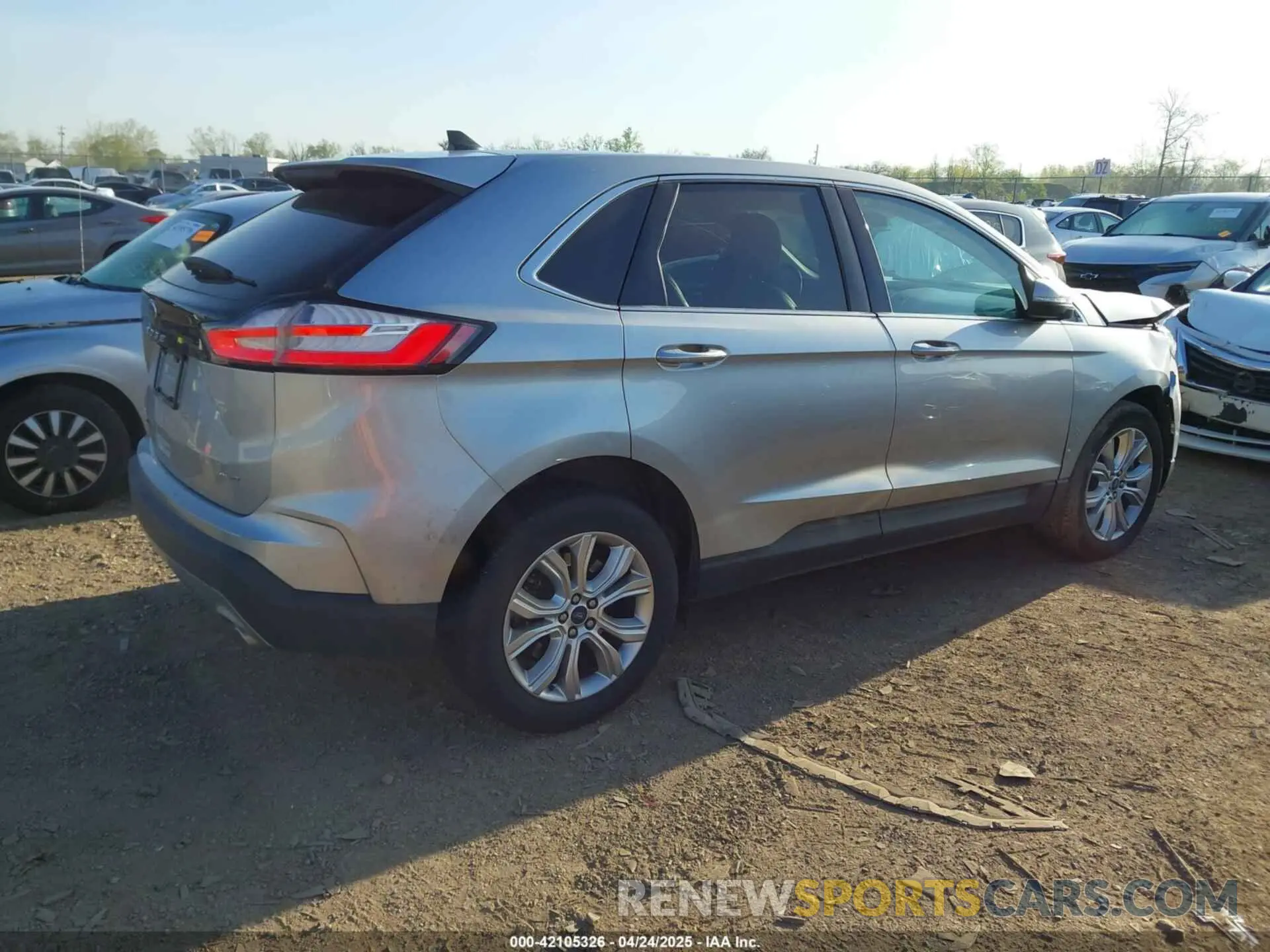 4 fotografías del automóvil dañado 2FMPK4K96NBA38989 FORD EDGE 2022