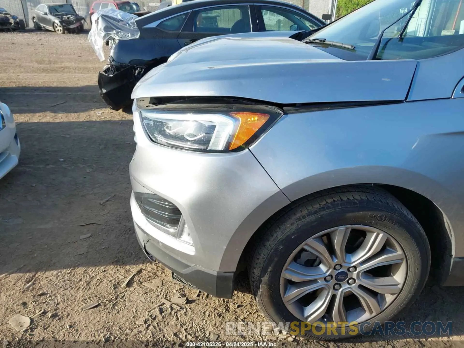 6 fotografías del automóvil dañado 2FMPK4K96NBA38989 FORD EDGE 2022