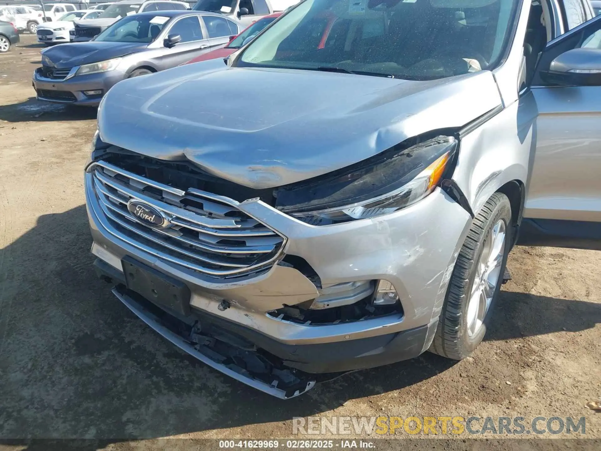 6 fotografías del automóvil dañado 2FMPK4K97NBA13096 FORD EDGE 2022
