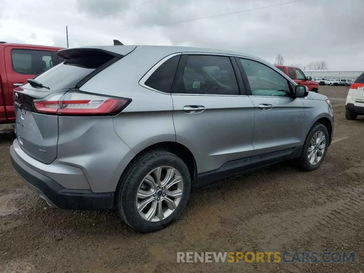 3 fotografías del automóvil dañado 2FMPK4K97NBB07916 FORD EDGE 2022