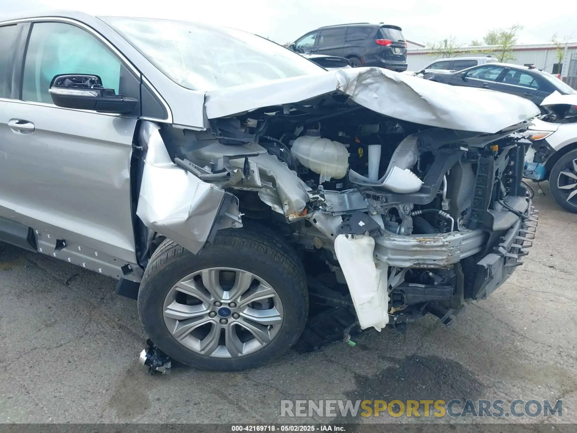 6 fotografías del automóvil dañado 2FMPK4K98NBA00308 FORD EDGE 2022