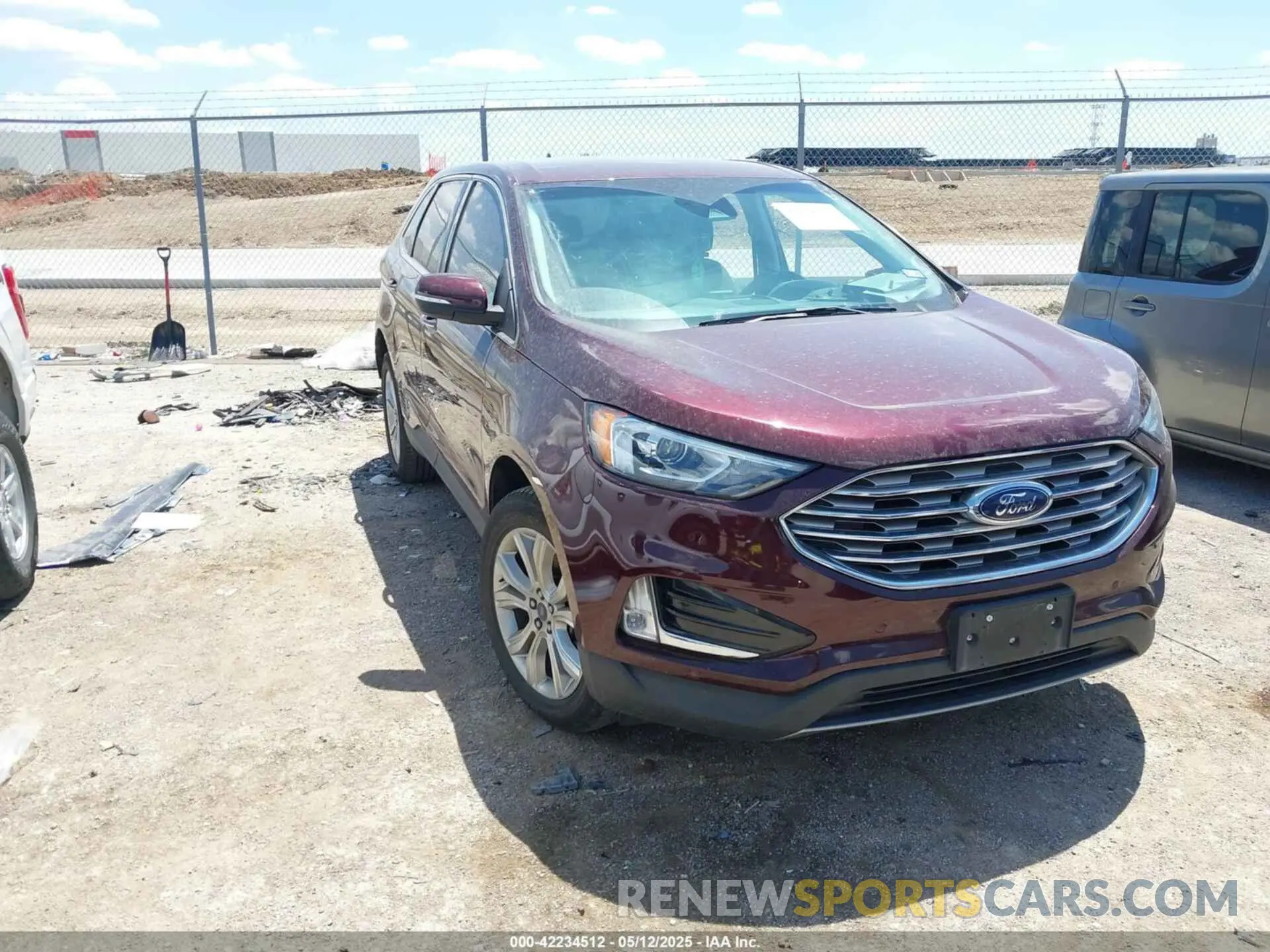 1 fotografías del automóvil dañado 2FMPK4K98NBA31512 FORD EDGE 2022