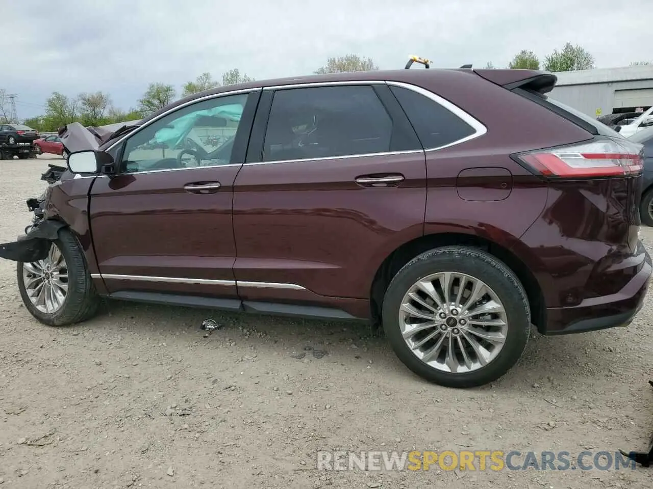 2 fotografías del automóvil dañado 2FMPK4K99NBA62025 FORD EDGE 2022