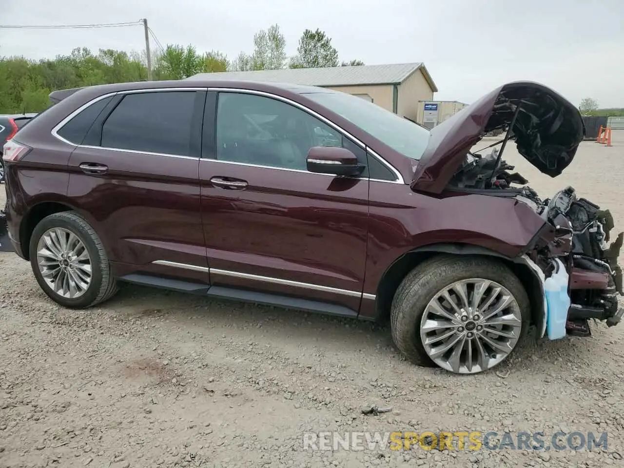4 fotografías del automóvil dañado 2FMPK4K99NBA62025 FORD EDGE 2022