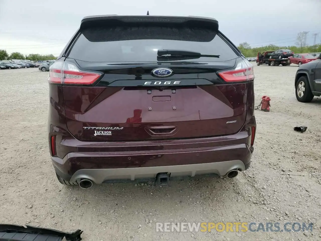 6 fotografías del automóvil dañado 2FMPK4K99NBA62025 FORD EDGE 2022