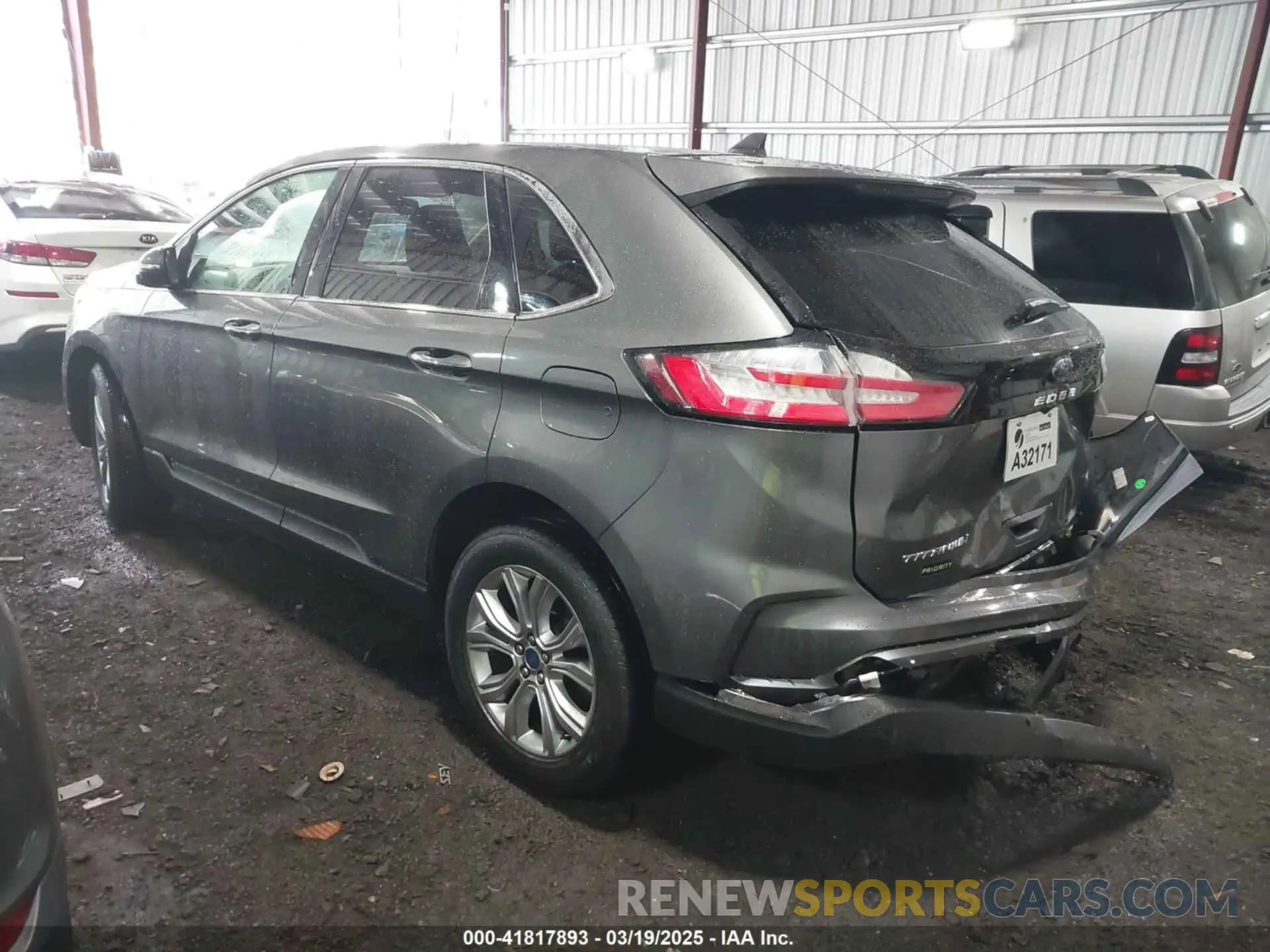 3 fotografías del automóvil dañado 2FMPK4K99NBB05312 FORD EDGE 2022