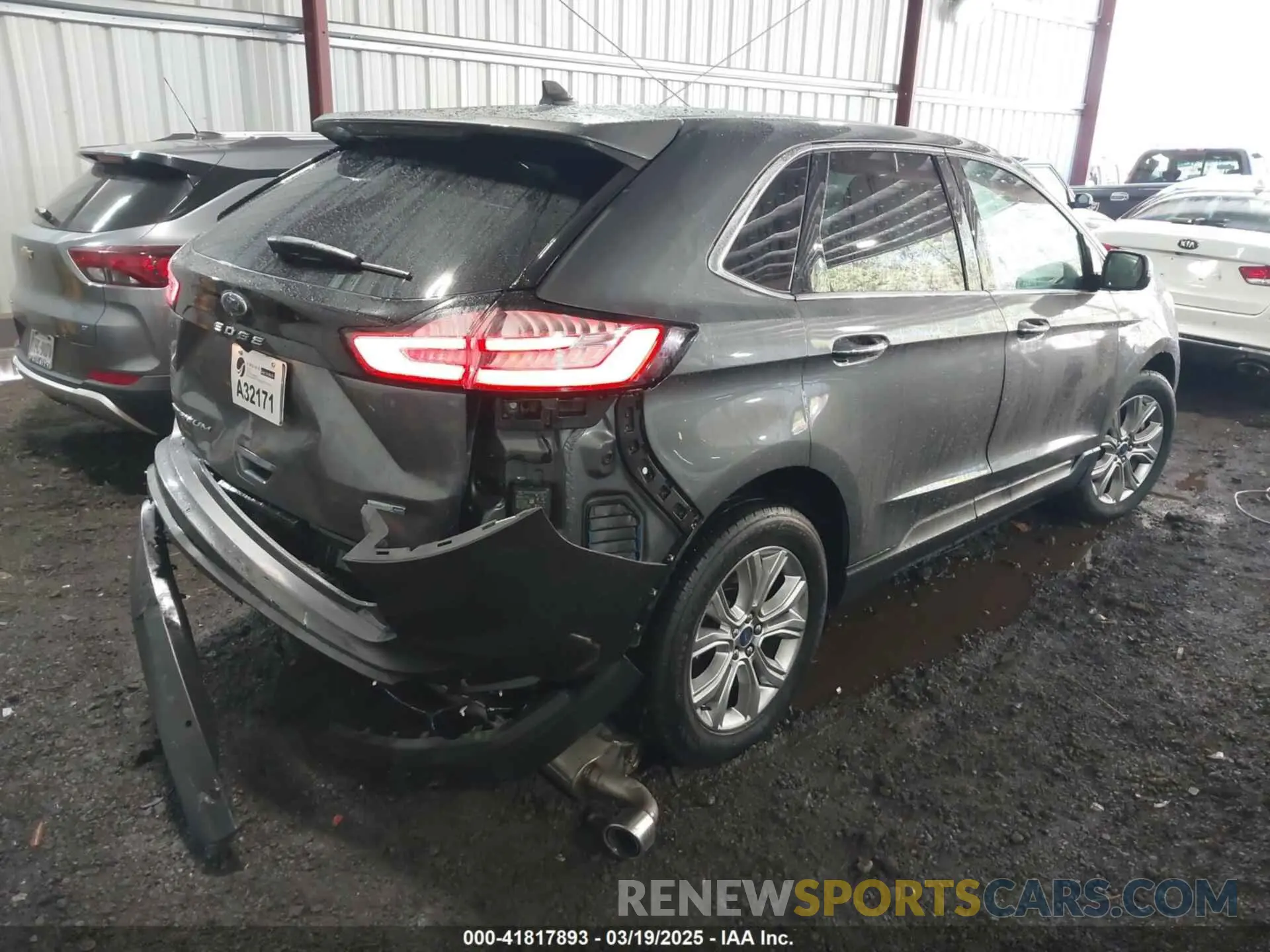 4 fotografías del automóvil dañado 2FMPK4K99NBB05312 FORD EDGE 2022