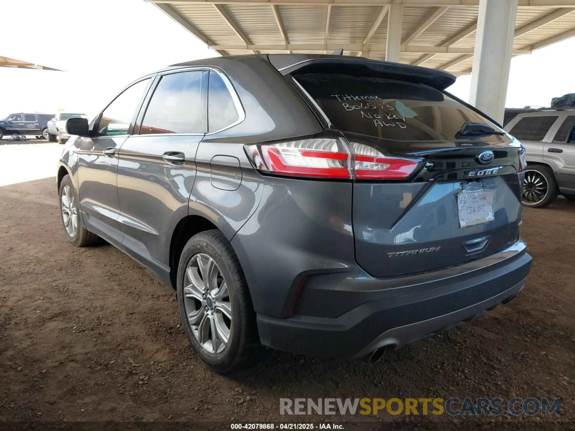 3 fotografías del automóvil dañado 2FMPK4K99NBB06573 FORD EDGE 2022