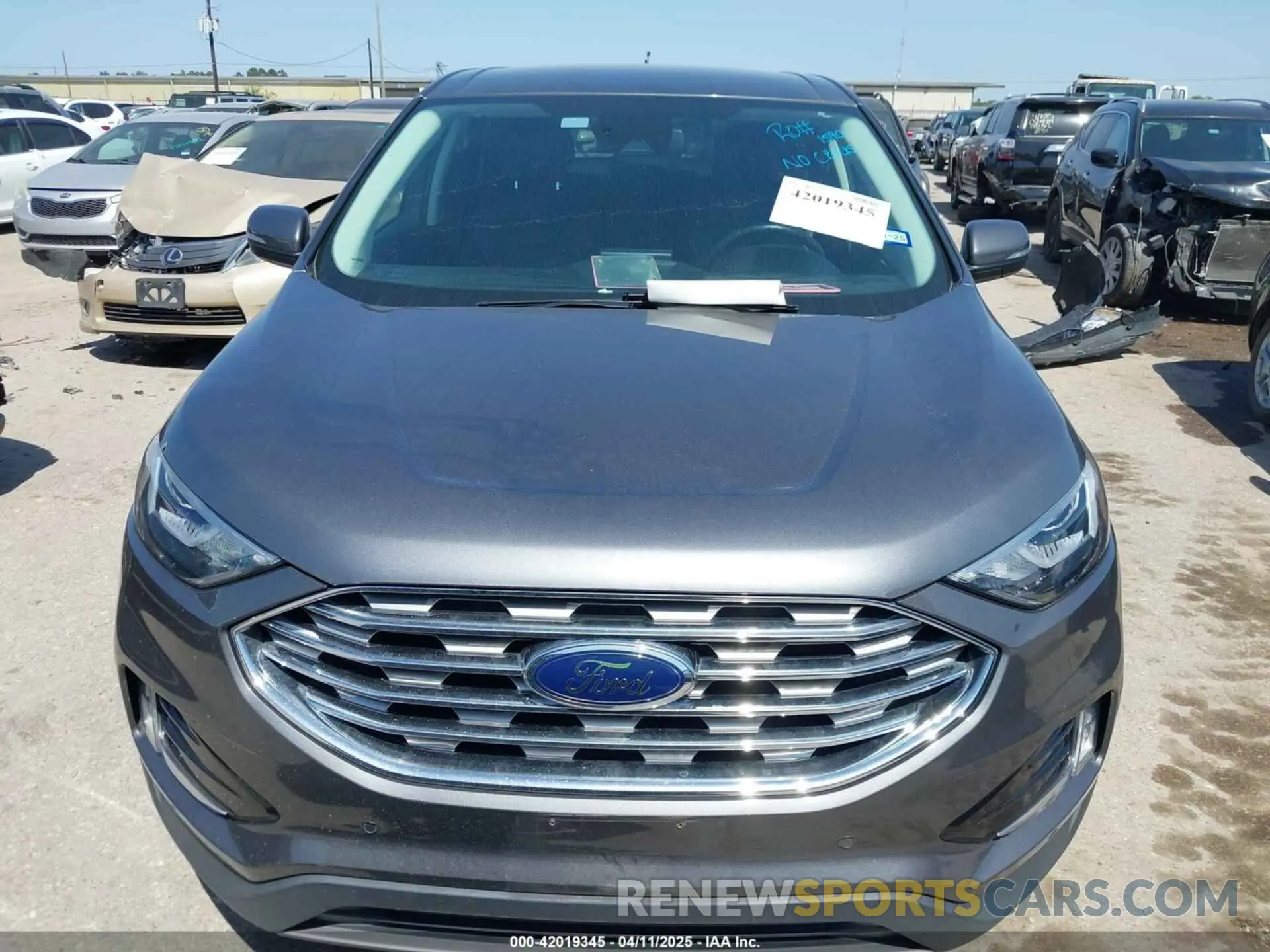 12 fotografías del automóvil dañado 2FMPK4K9XNBA41247 FORD EDGE 2022