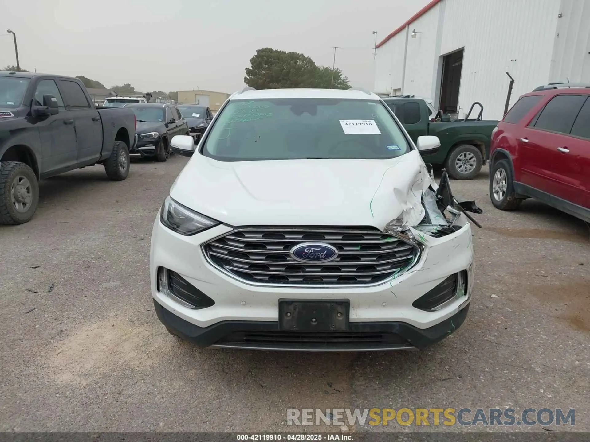 12 fotografías del automóvil dañado 2FMPK4K9XNBA79206 FORD EDGE 2022