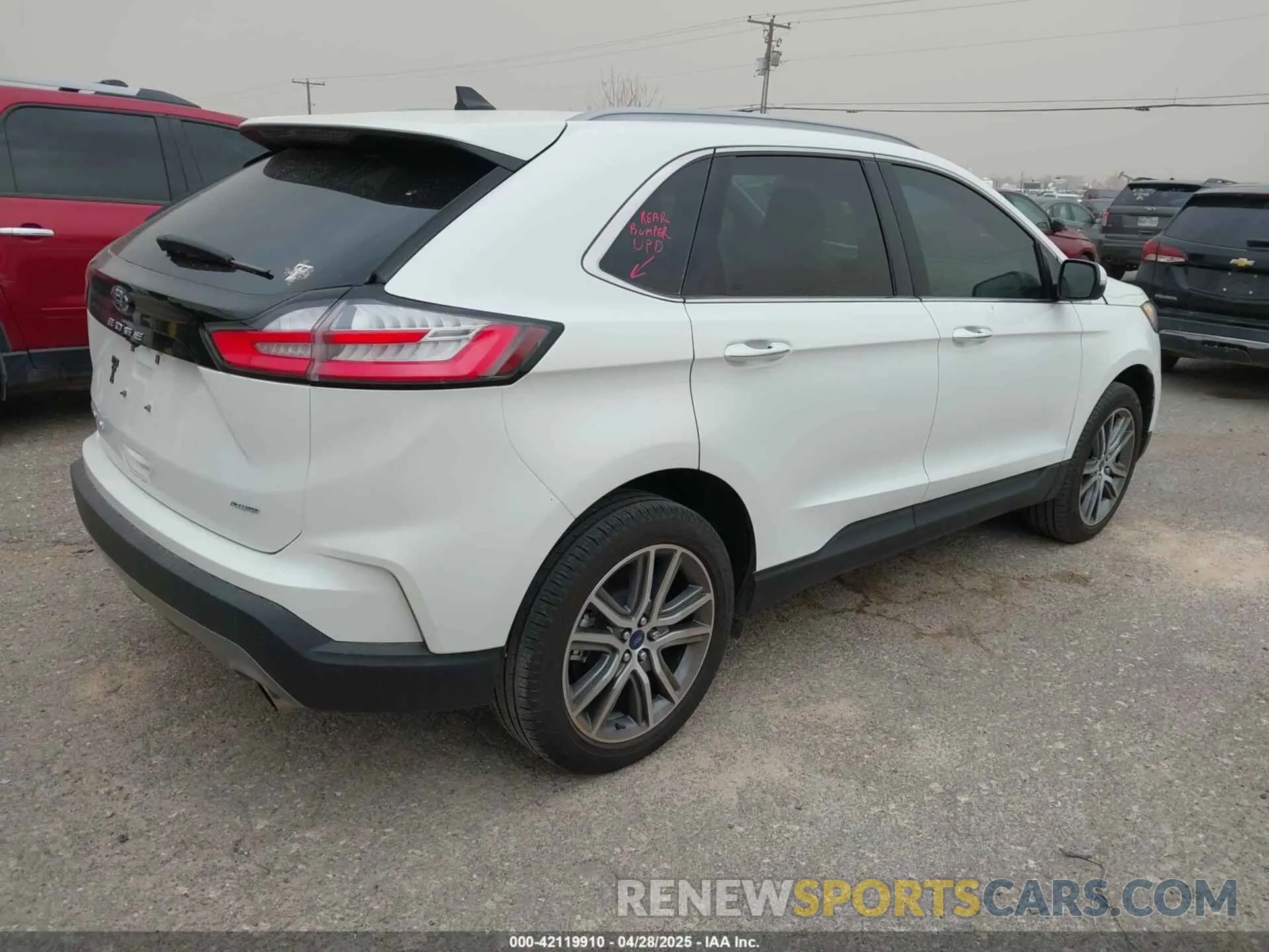 4 fotografías del automóvil dañado 2FMPK4K9XNBA79206 FORD EDGE 2022