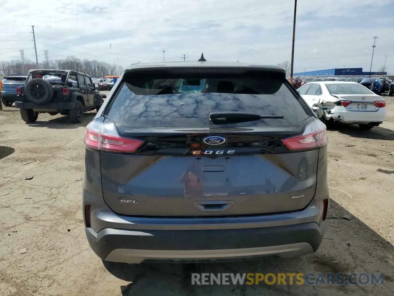 6 fotografías del automóvil dañado 2FMPK4J95PBA00531 FORD EDGE 2023