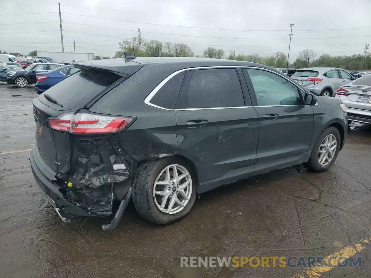 3 fotografías del automóvil dañado 2FMPK4J96PBA15670 FORD EDGE 2023