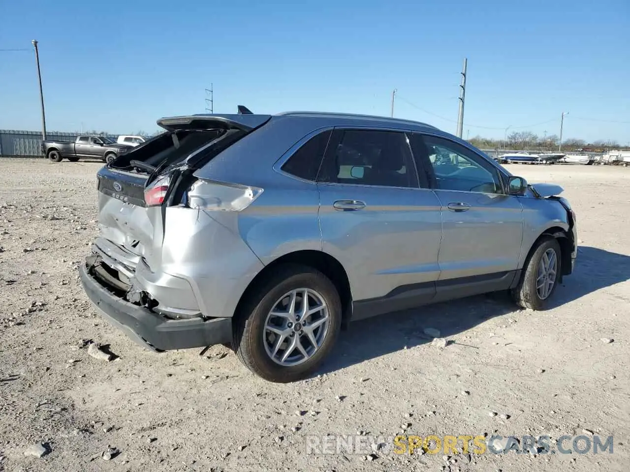 3 fotografías del automóvil dañado 2FMPK4J9XPBA07488 FORD EDGE 2023