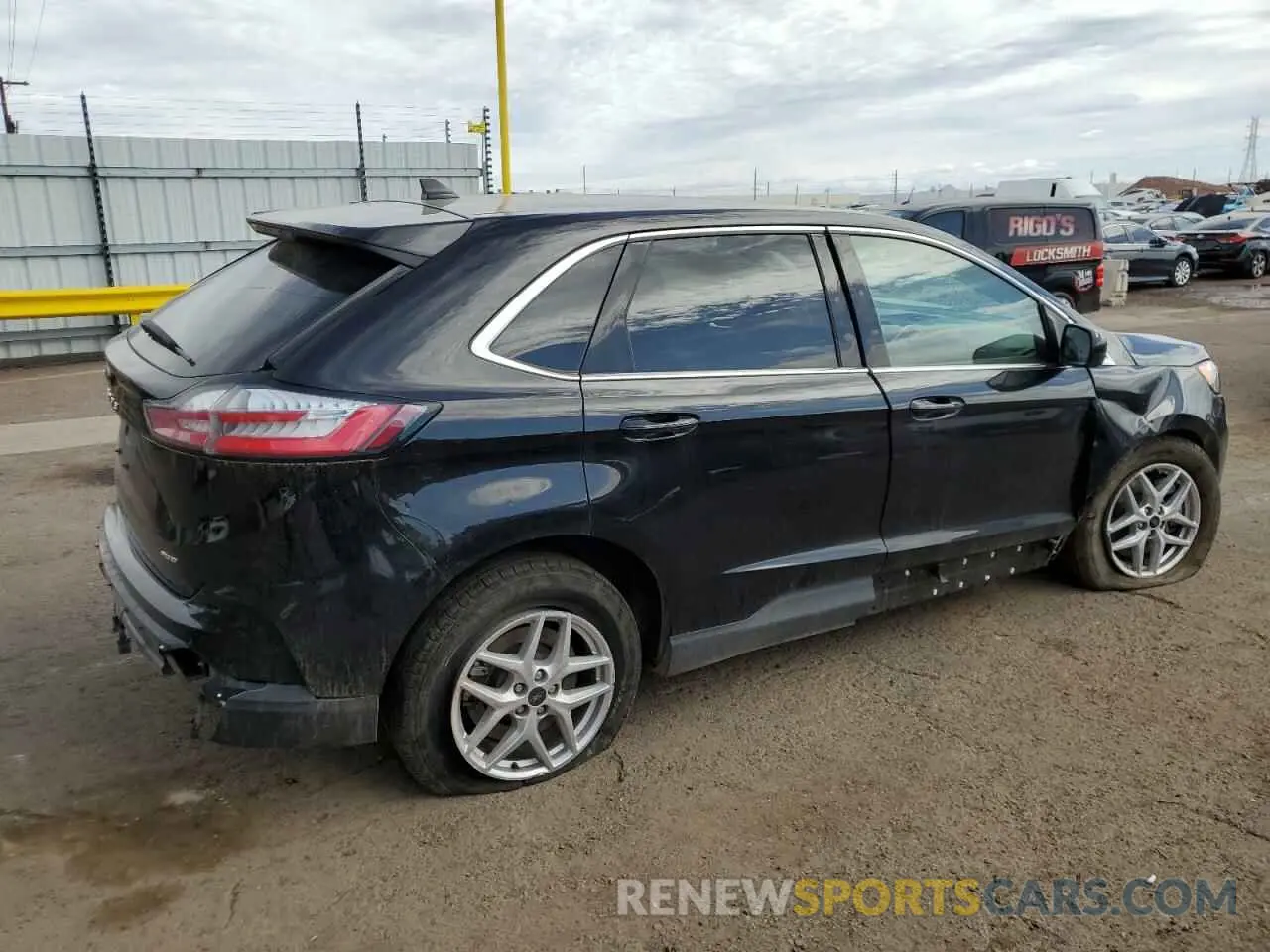 3 fotografías del automóvil dañado 2FMPK4J9XPBA30656 FORD EDGE 2023