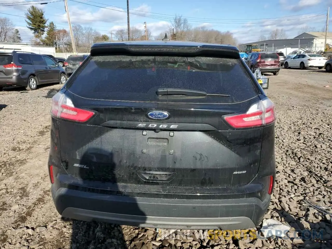 6 fotografías del automóvil dañado 2FMPK4J9XPBA38238 FORD EDGE 2023