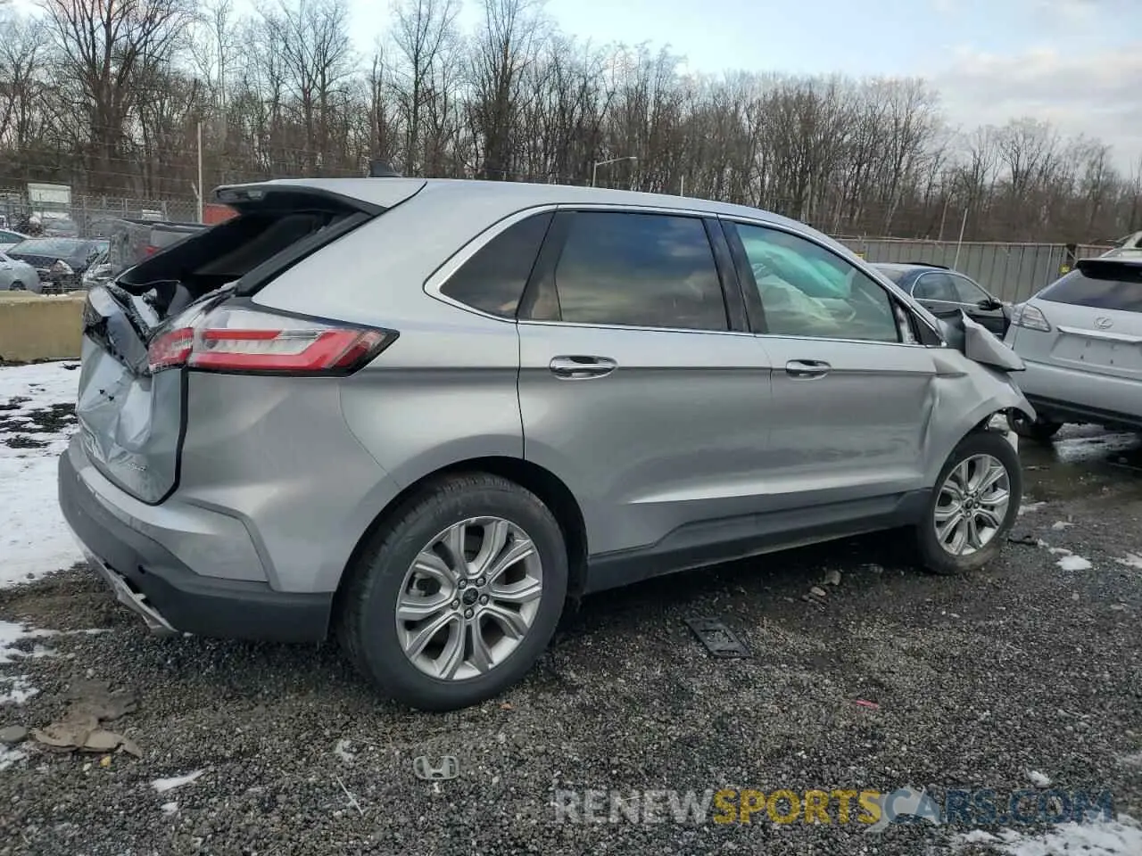 3 fotografías del automóvil dañado 2FMPK4K90PBA57363 FORD EDGE 2023