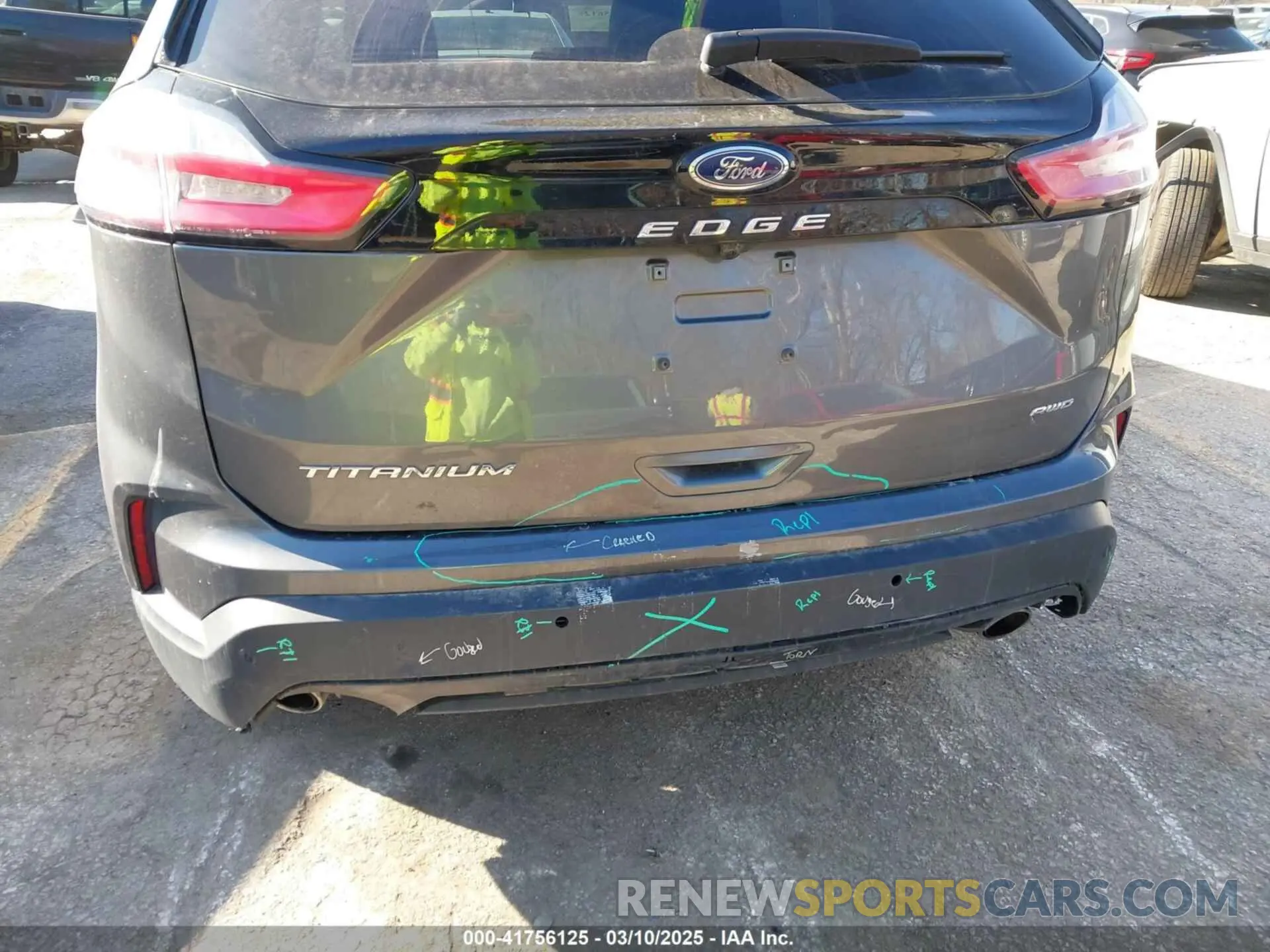 6 fotografías del automóvil dañado 2FMPK4K99PBA44918 FORD EDGE 2023