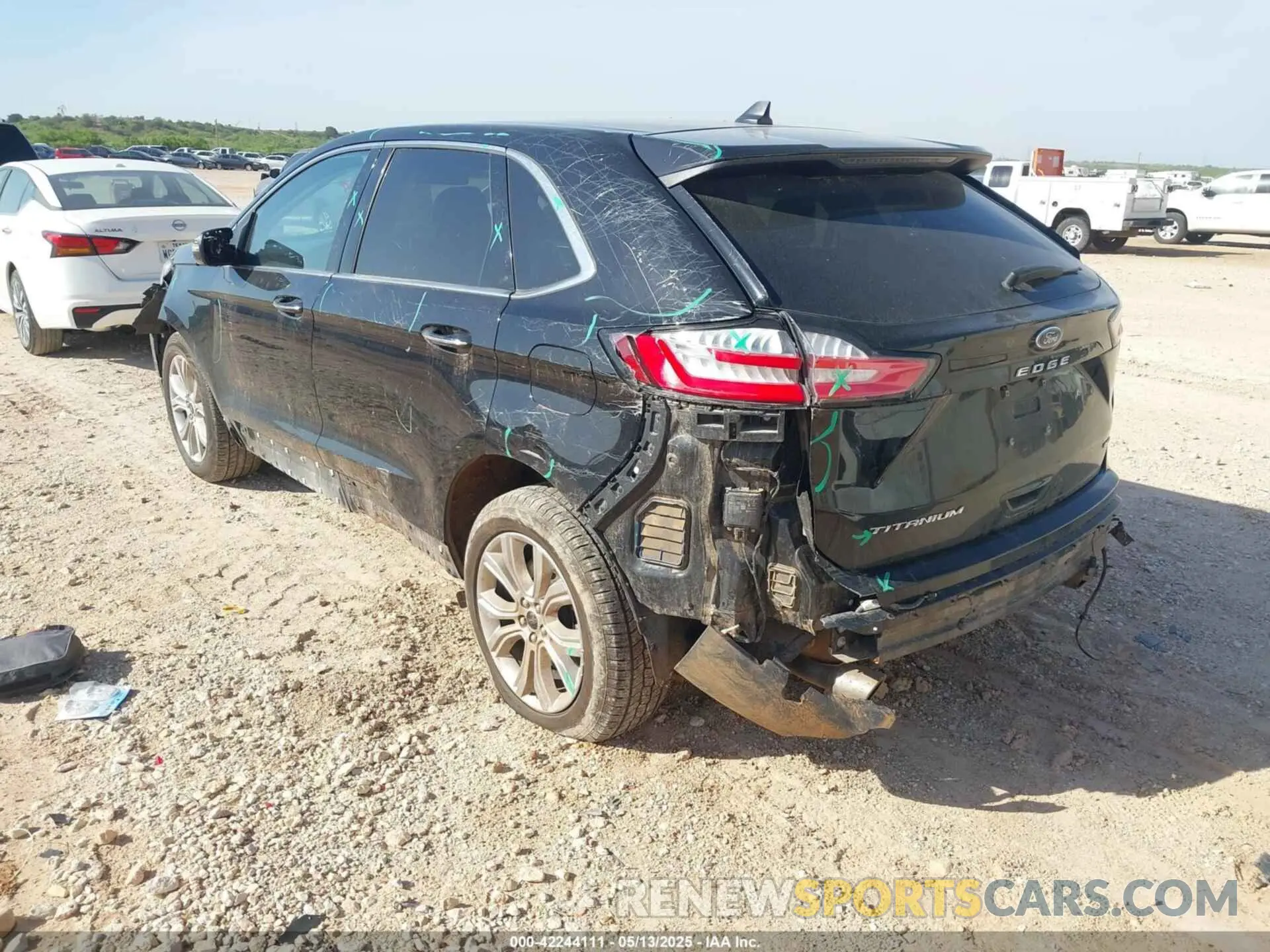 3 fotografías del automóvil dañado 2FMPK4K99PBA58026 FORD EDGE 2023