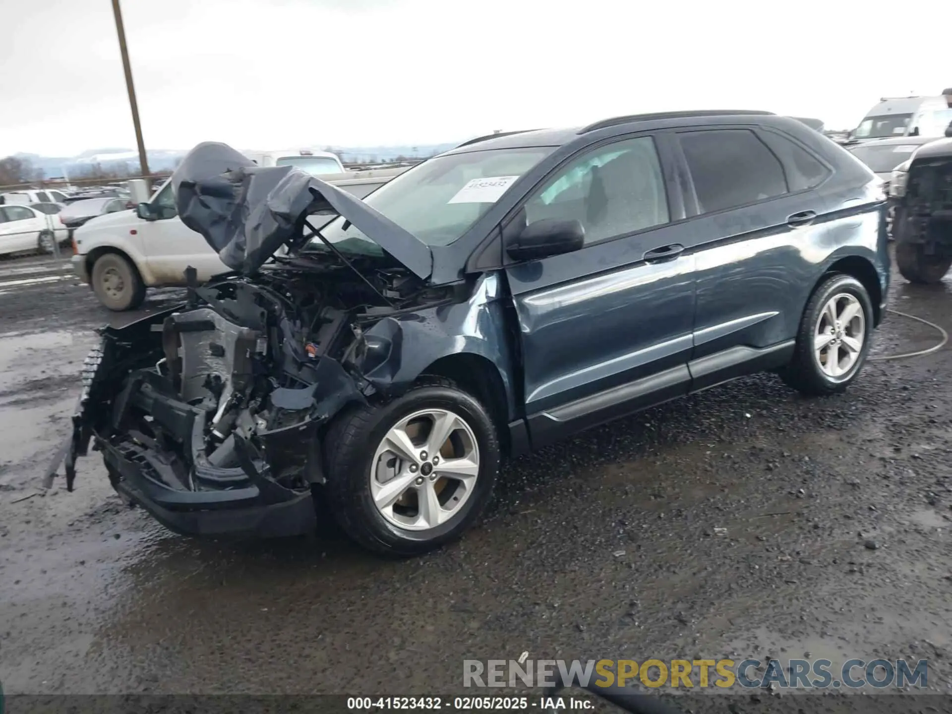 2 fotografías del automóvil dañado 2FMPK4G90RBB20005 FORD EDGE 2024