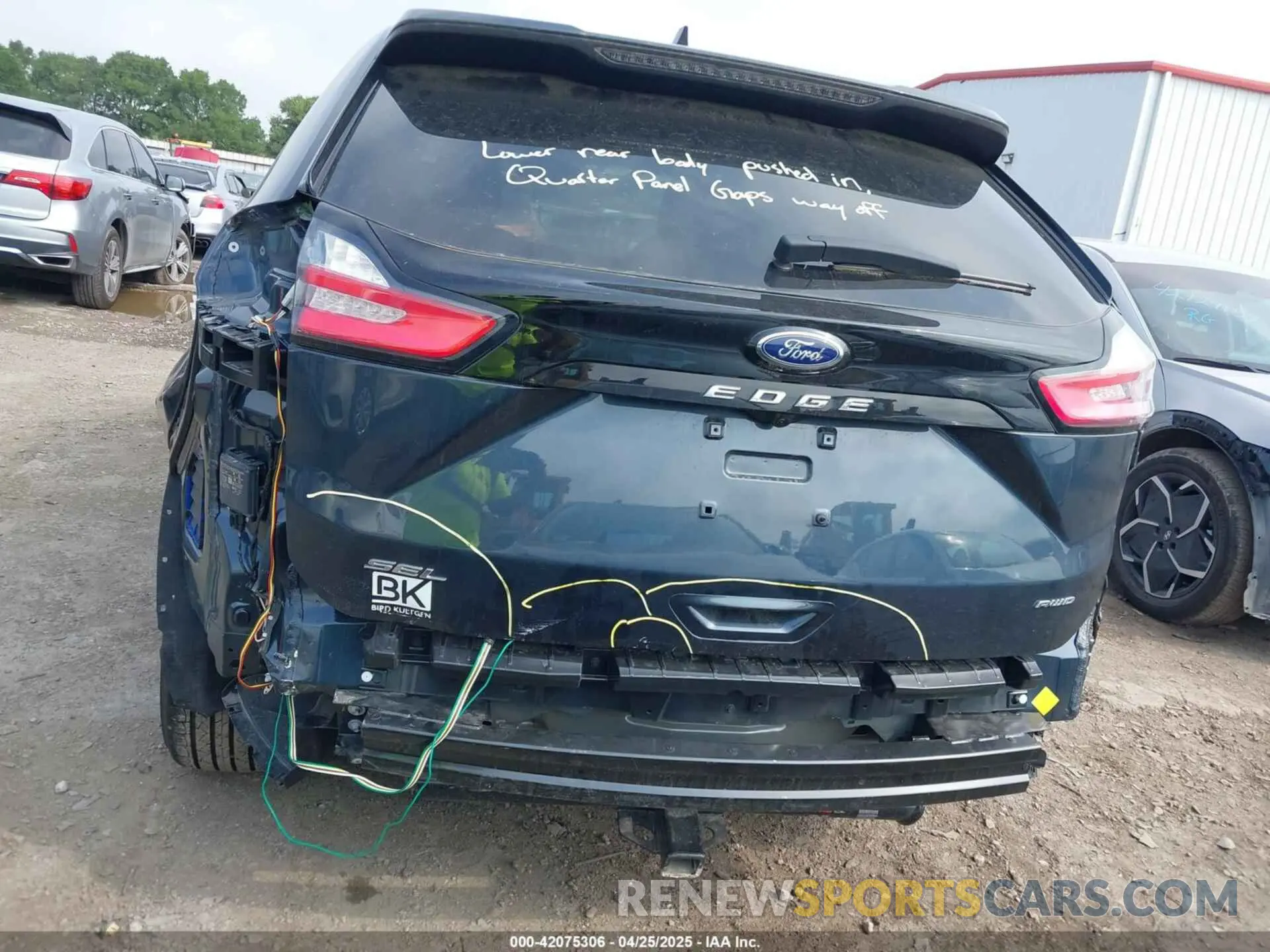 6 fotografías del automóvil dañado 2FMPK4J94RBB10960 FORD EDGE 2024