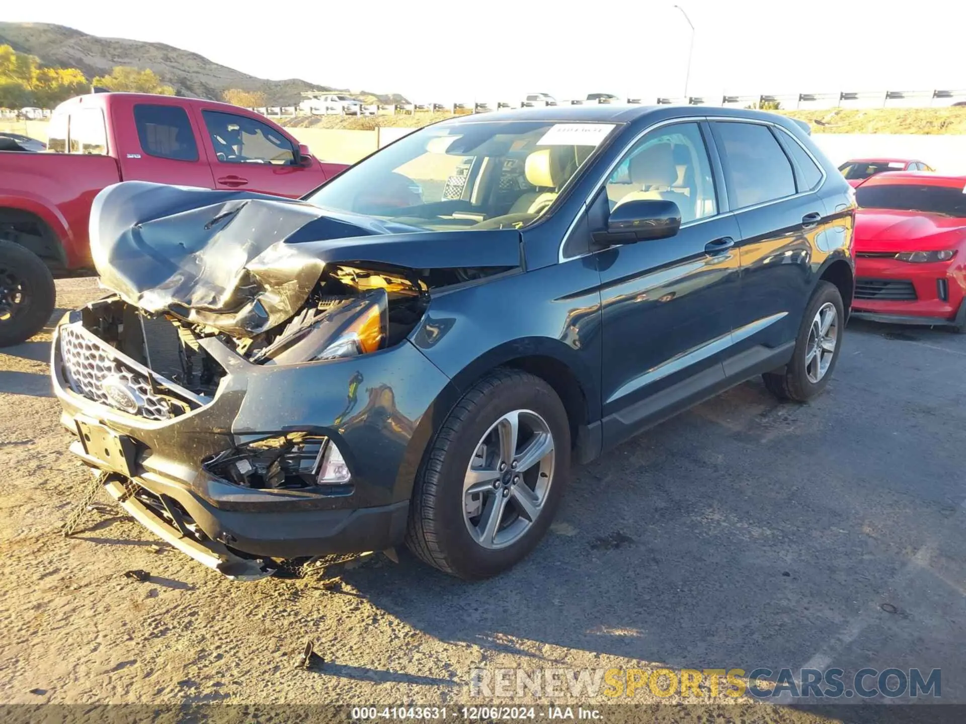 2 fotografías del automóvil dañado 2FMPK4J95RBA26842 FORD EDGE 2024