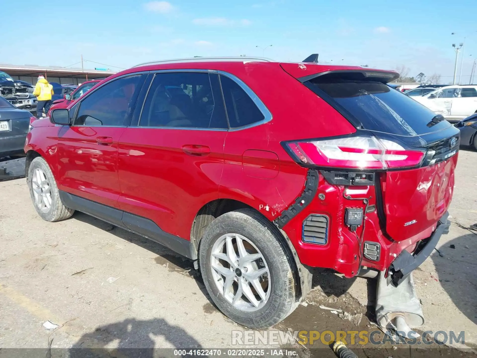 3 fotografías del automóvil dañado 2FMPK4J96RBA54214 FORD EDGE 2024