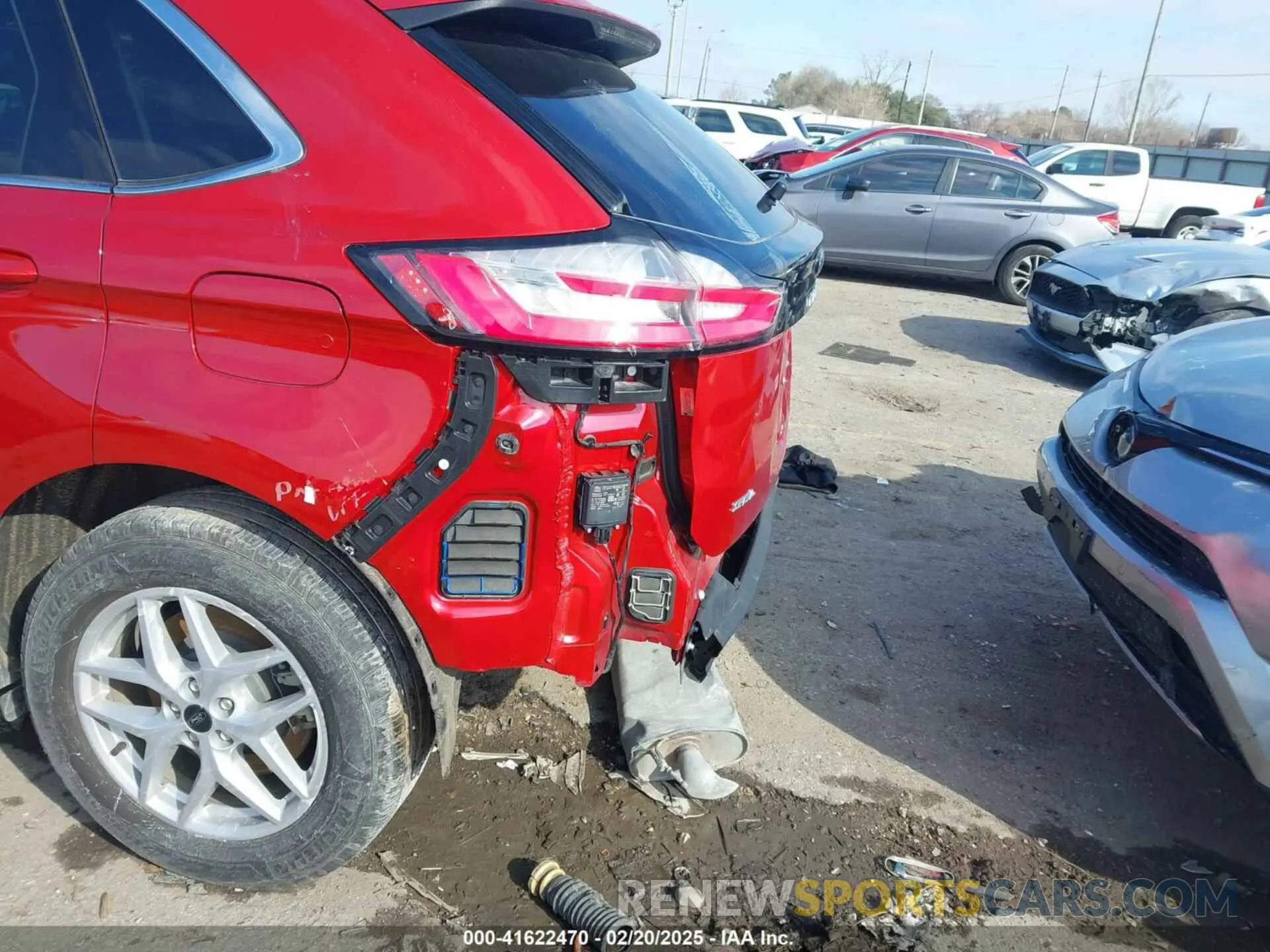 6 fotografías del automóvil dañado 2FMPK4J96RBA54214 FORD EDGE 2024