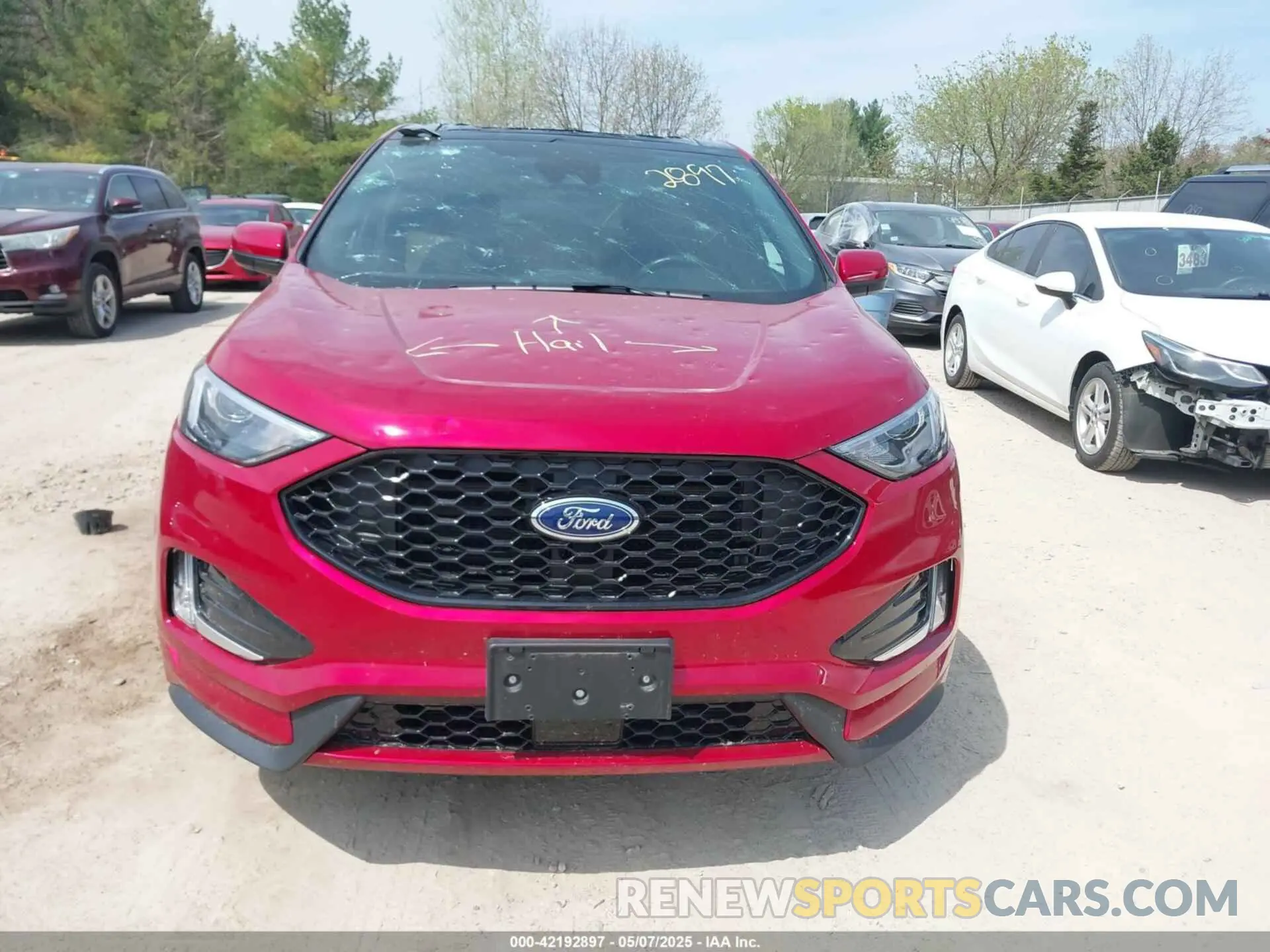 12 fotografías del automóvil dañado 2FMPK4J9XRBA47864 FORD EDGE 2024