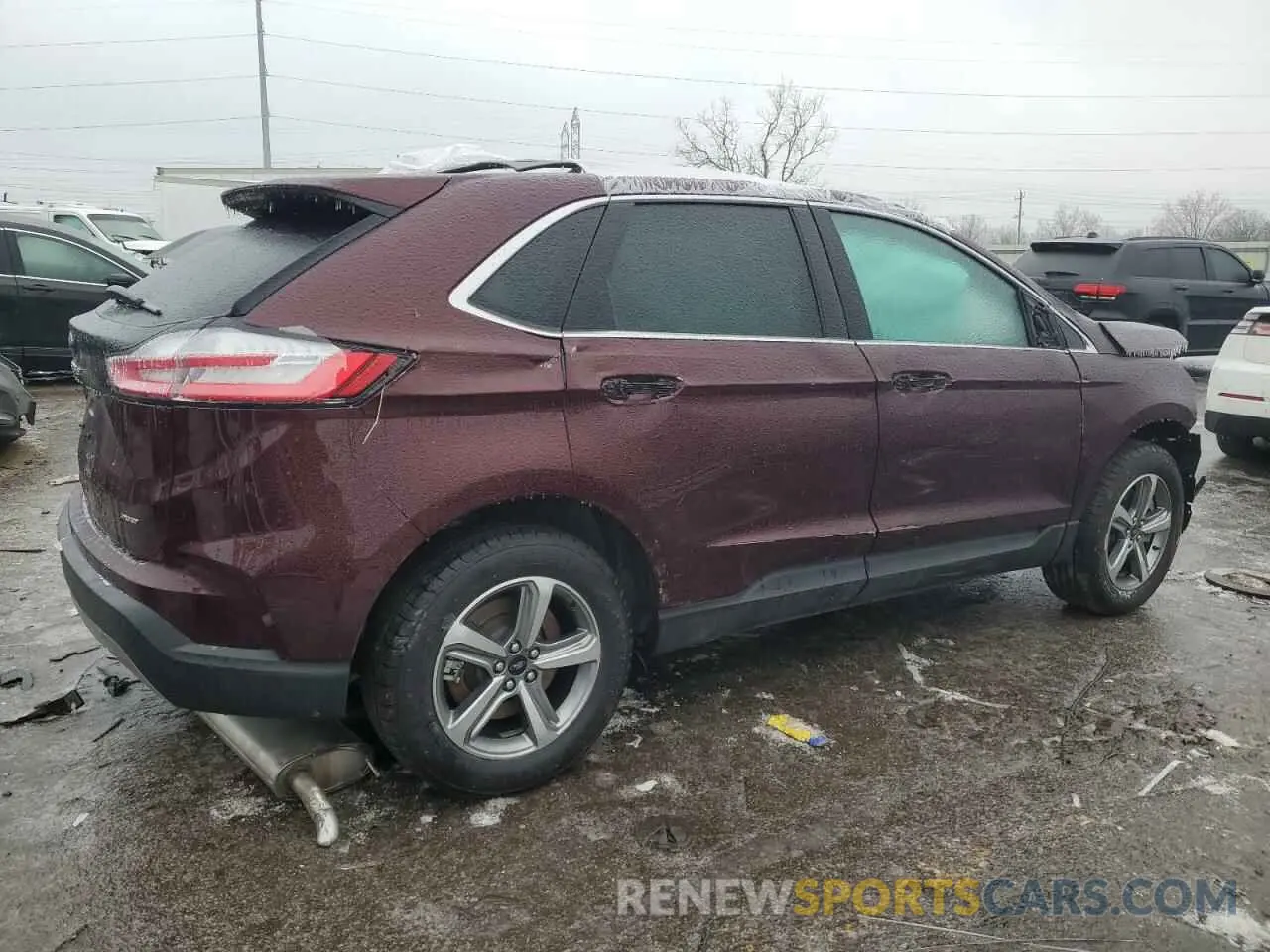 3 fotografías del automóvil dañado 2FMPK4J9XRBA59982 FORD EDGE 2024