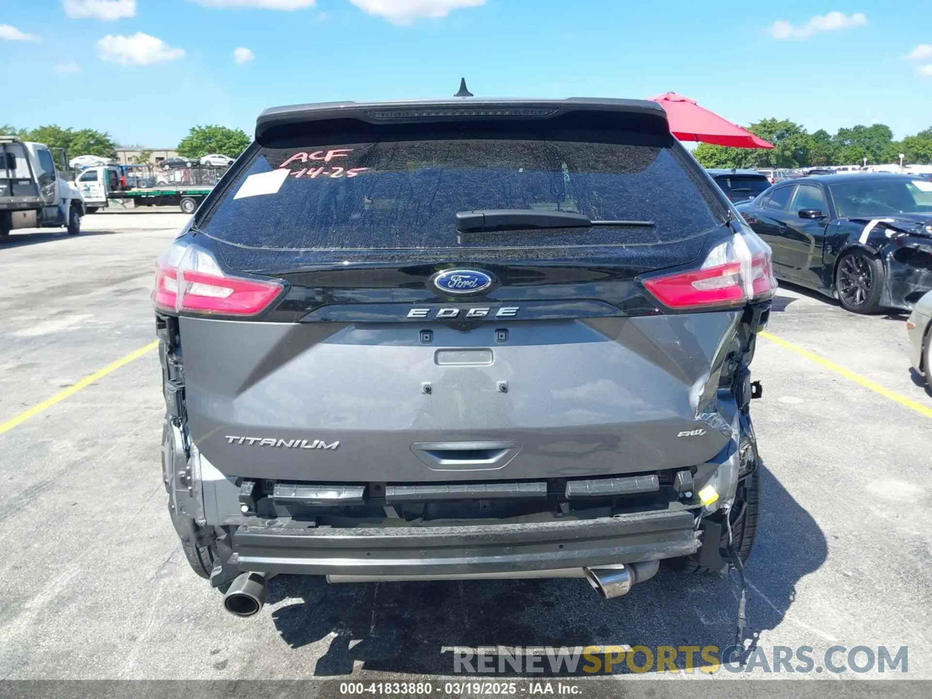 17 fotografías del automóvil dañado 2FMPK4K96RBA89544 FORD EDGE 2024