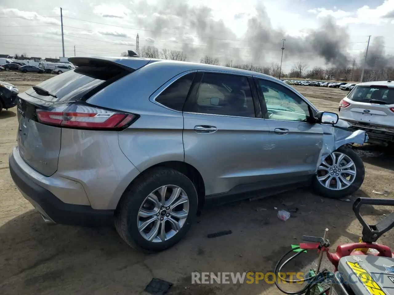 3 fotografías del automóvil dañado 2FMPK4K97RBA51403 FORD EDGE 2024